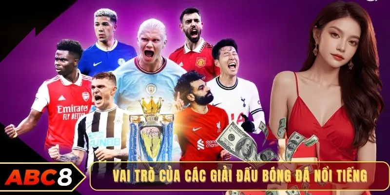 Vai trò của các giải đấu bóng đá nổi tiếng